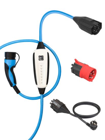 NRGkick Hordozhat tlt 5m-es kbellel+5plus 16A adapter+ 220V-os aljzattal - csomag